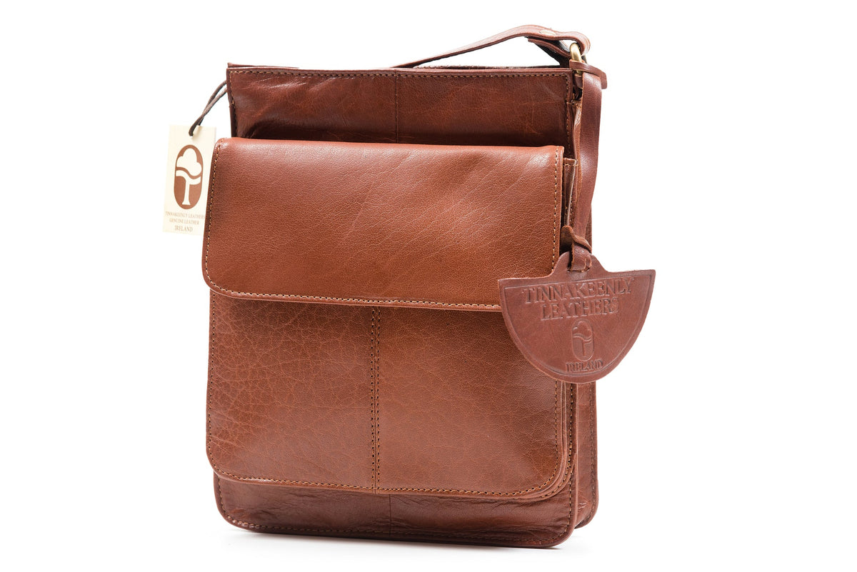 Classic Leather Crossbody Sling Bag