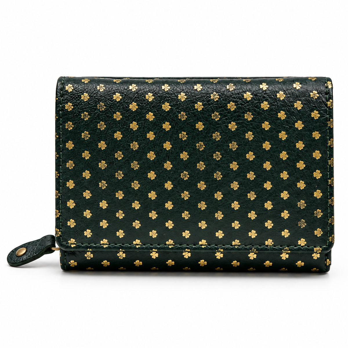 Heritage Shamrock Leather Purse