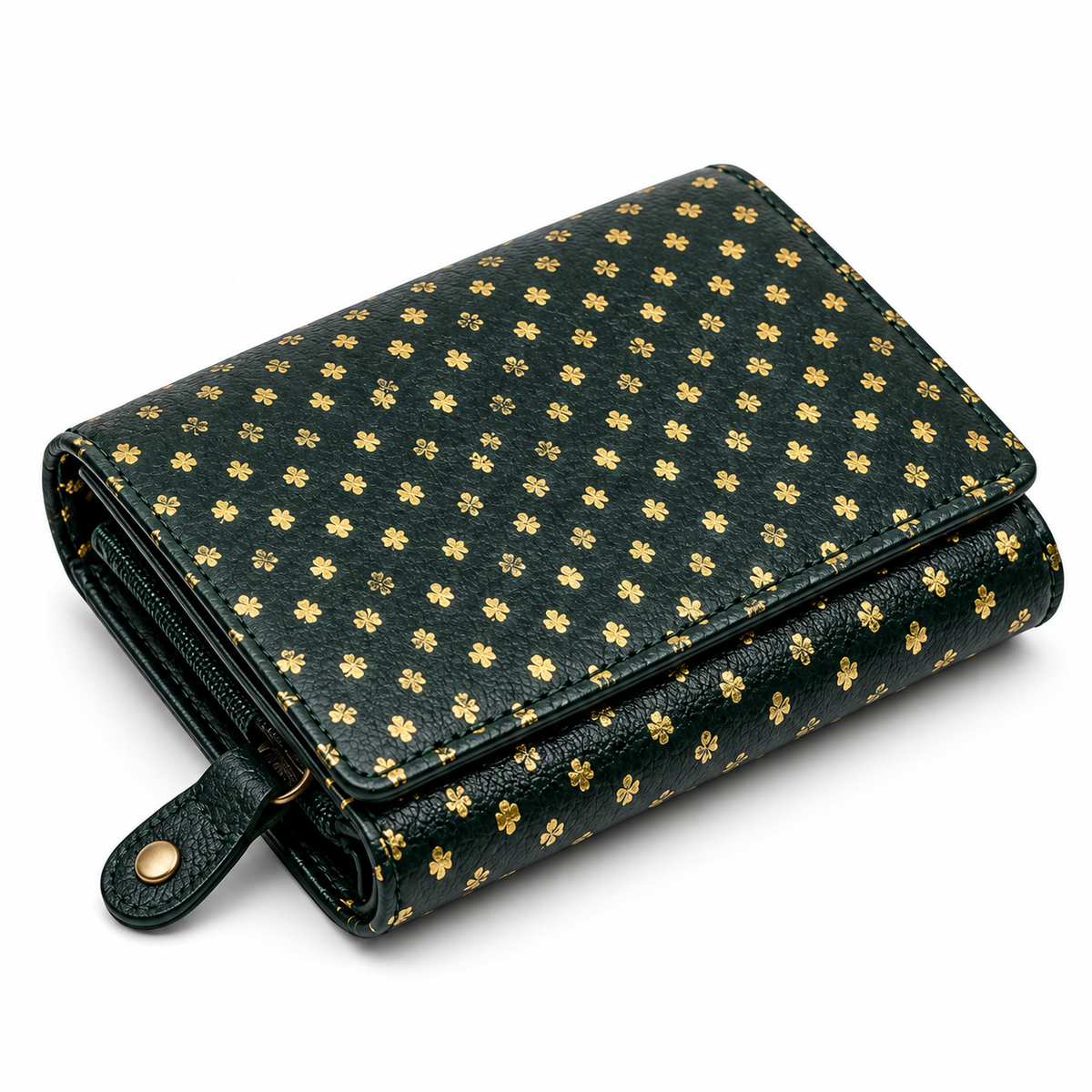Heritage Shamrock Leather Purse
